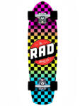 RAD Retro Roller Checkered 28" Cruiser - Neon Fade