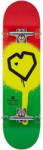 Blueprint Skateboards Spray Heart V2 8" Gördeszka - Rasta