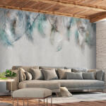 Artgeist Öntapadó fotótapéta - Colourful Feathers 245x175