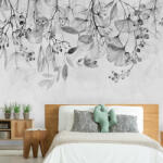 Artgeist Öntapadó fotótapéta - Foggy Nature - Grey 245x175