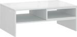 Mobikon Masuta de cafea din pal alb Lindy 90x60x36 cm (0000303546) Masa de cafea