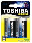 Toshiba Baterie Toshiba Alkaline D R20 1, 5V alcalina set 2 buc Baterii de unica folosinta