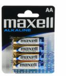 Maxell Baterie Maxell Alkaline AA R6 1, 5V alcalina set 4 buc Baterii de unica folosinta