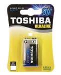 Toshiba Baterie Toshiba Alkaline 9V 6F22 6LR61 alcalina set 1 buc Baterii de unica folosinta