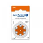 everActive Baterii EverActive Ultrasonic 13 PR48 Zinc-Aer 1, 45V Pentru Aparate Auditive Set 6 Baterii Baterii de unica folosinta