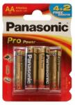 Panasonic Baterie Panasonic Pro Power AA R6 1, 5V alcalina LR06PPG/6BP set 6 buc Baterii de unica folosinta