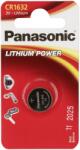 Panasonic Baterie Panasonic CR1632 3V litiu CR-1632L/1BP set 1 buc Baterii de unica folosinta