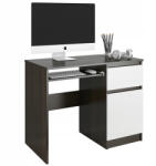  CALI N33 íróasztal - wenge / fehér