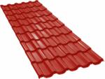 BILKA Tigla metalica BILKA model Gotic Lucios Ral 3000 Rosu Aprins 0.45mm (4091)
