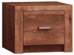 Mobikon Noptiera din mdf maro frasin Infinity 45x42x55 cm (0000149940)