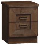 Mobikon Noptiera din mdf maro stejar lefkas Tedy 40x44x50 cm (0000086913)