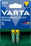 VARTA Elem akkumulátor T397 AAA 550 mAh PHONE (58397101402) - akkubox