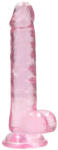 RealRock Chrystal Clear Dildo 7"