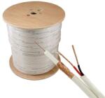 TSY Cable Cablu coaxial RG59 + alimentare 2x0.75'305m'alb TSY-RG59+2X0.75-W (TSY-RG59+2X0.75-W)