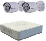 Hikvision Kit supraveghere video Hikvision 2 camere TurboHD 2MP, DVR 4 canale (201801014772) - rovision