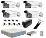 Hikvision Kit complet 4 camere supraveghere exterior HIKVISION FULL HD 40 m IR cu backup si hard 1Tb (201801014850) - rovision