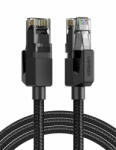UGREEN Cablu Ethernet RJ45 UGREEN NW135 Cat 6 U/UTP Braid 5m (negru)