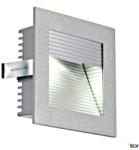 SLV FRAME Curbat LED, pătrat, gri argintiu, alb neutru LED (LI111290)