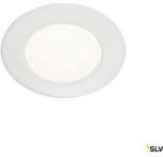 SLV Downlight, DL 126 LED, round, white, 3W LED, warm white, 12V (LI112221)