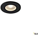 SLV KAMUELA ECO LED, 3000K, negru, dim anti-foc, IP65, 38° (LI1001015-)