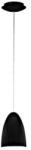 Schrack Pendant luminaire Sarabia 60W black IP20 (LI62082-)