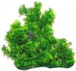  Akváriumi műnövény zöld tűlevelekkel, világoszöld levélvéggel 30 cm
