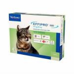 Virbac Solutie antiparazitara pentru pisici EffiPro Duo, 4 pipete