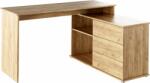 Mobikon Birou PC de colt din mdf maro stejar artisan Terino 138x50x75 cm (0000264221)