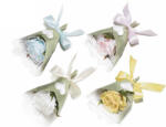 Decorer Set 4 trandafiri artificiali din textil 8x15 cm (A09.03.58)