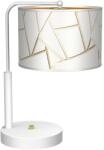 MILAGRO Asztali lámpa ZIGGY 1xE27/60W/230V fehér/arany MI1563 (MI1563)