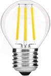 Avide led izzó filament globe mini 4w e27 360° 390-470 lumen nw4000k