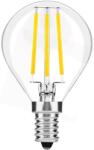 Avide led izzó filament globe mini 4w e14 360° 390-470 lumen nw4000k