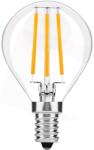 Avide led izzó filament globe mini 4w e14 360° 380 lumen ww2700k