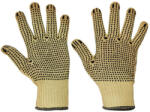 CERVA CHIFFCHAF kevlar munkavédelmi kesztyű PVC pöttyös 7 (12pár/cs) (0113000399070) - megatool