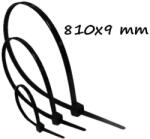  Gyorskötöző, Kábelkötegelő (810x8.8 mm, Fekete )