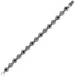 BeSpecial Bratara argint 925 cu floricele si marcasite si aspect vintage - Be Nature BTU0210 (BTU0210)