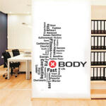  Sticker perete Fitness 2