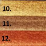  Zeusz 10 okker vízzel tisztítható bútorszövet