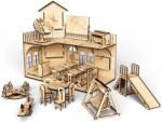 Woodpy Дървен сглобяем комплект Woodpy - Училище за кукли, 197 части