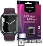 MYSCREEN Protector AntiCrash Shield Edge3D okosóra képernyővédő fólia - Ultra Clear, ÖNREGENERÁLÓ! - 2db, a teljes képernyőt védi - APPLE Watch Series 7 (41mm) / Series 8 (41mm) / Series 9 (41mm) (M6178ACAOFS)