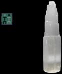  Obelisc Turn Selenit Alb Naturtal 19-20 x 4-5 cm - ( XXL) - 1 Buc