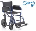 Moretti Scaun cu rotile, pliabil, acționare manuală, seria SKINNY GO, Moretti CP-625, albastru
