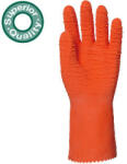 Euro Protection 3817-20 Narancs latex, saválló, vágásbiztos, csúszásgátló, erősített munkavédelmi kesztyű, 32cm (3819)