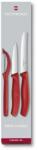 Victorinox Swiss Classic Készlet 2 db kés és kaparó, műanyag, piros (6.7111.31)