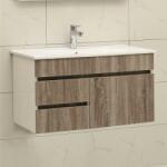Inter Ceramic Конзолен PVC шкаф ICP 8146 с умивалник, 81x47x45.5см (8146)