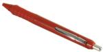 ICO Golyóstoll nyomógombos 0, 8mm, műanyag piros test Apollo K, írásszín piros (9010142015) - tintasziget