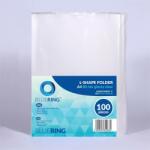 BLUERING Genotherm `L` A4, 80 micron víztiszta Bluering® 100 db/csomag, (MEN-OR-GENLA480BLUERV)