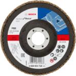 Bosch Disc de slefuire evantai X431, Standard for Metal 125 mm, 22, 23 mm, 80 - Cod producator : 2608603718 - Cod EAN : 3165140756983 - 2608603718 (2608603718)