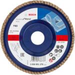 Bosch Disc de slefuire evantai X431, Standard for Metal 125 mm, 22, 23 mm, 80 - Cod producator : 2608601276 - Cod EAN : 3165140786737 - 2608601276 (2608601276)