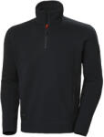 Helly Hansen KENSINGTON FÉLCIPZÁRAS KÖTÖTT POLÁR PULÓVER, fekete, XS (72251_990-XS)